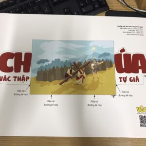 Thị cụ hình gấp Chúa Giê-xu vác thập tự