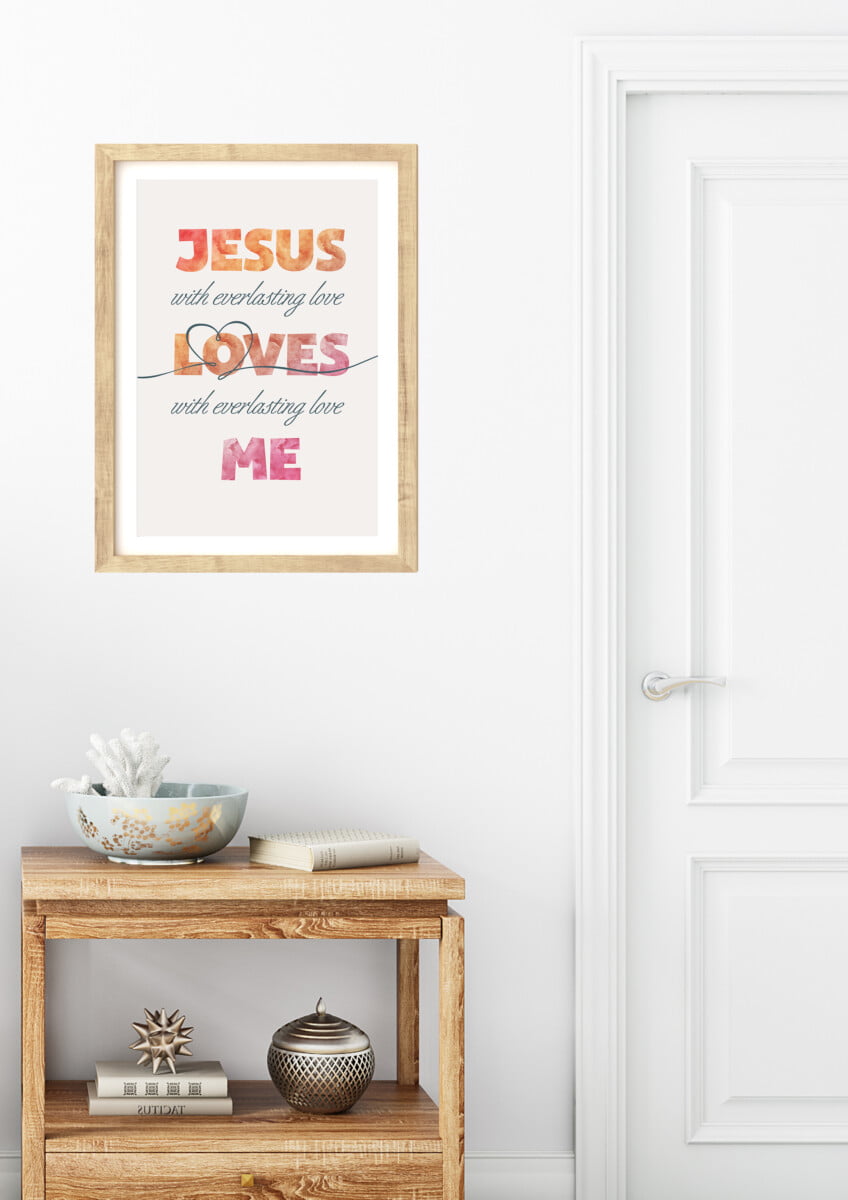 Mẫu thiết kế Jesus Loves Me - Ảnh 2