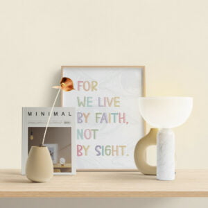 Mẫu thiết kế Live by Faith