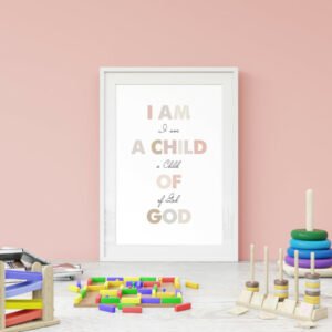 Mẫu thiết kế I am a Child of God