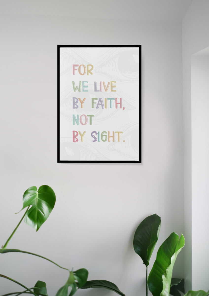 Mẫu thiết kế Live by Faith - Ảnh 3