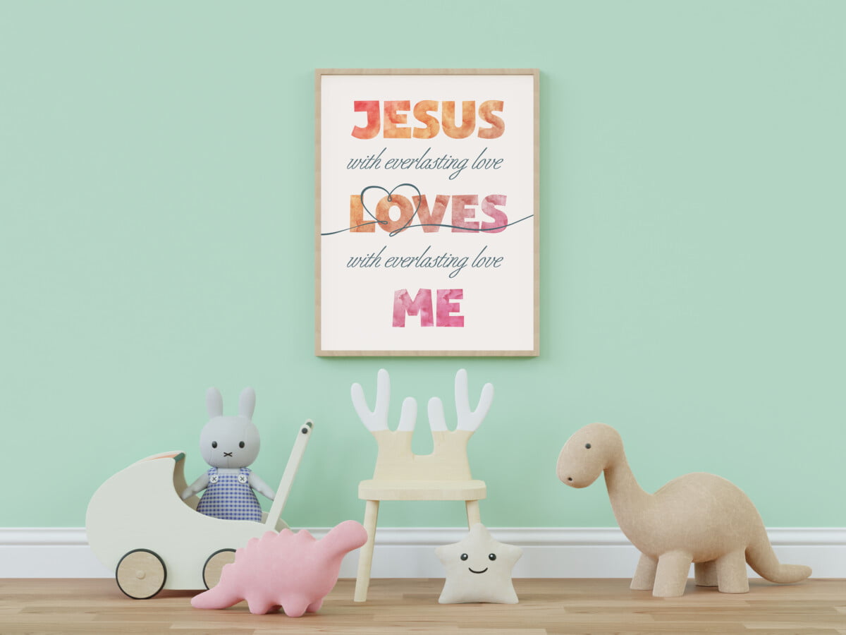 Mẫu thiết kế Jesus Loves Me - Ảnh 3