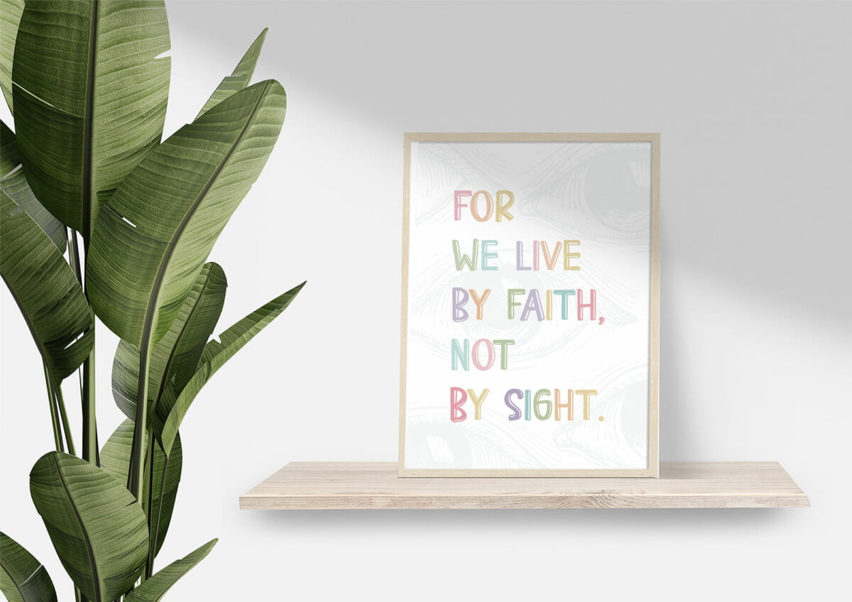 Mẫu thiết kế Live by Faith - Ảnh 5