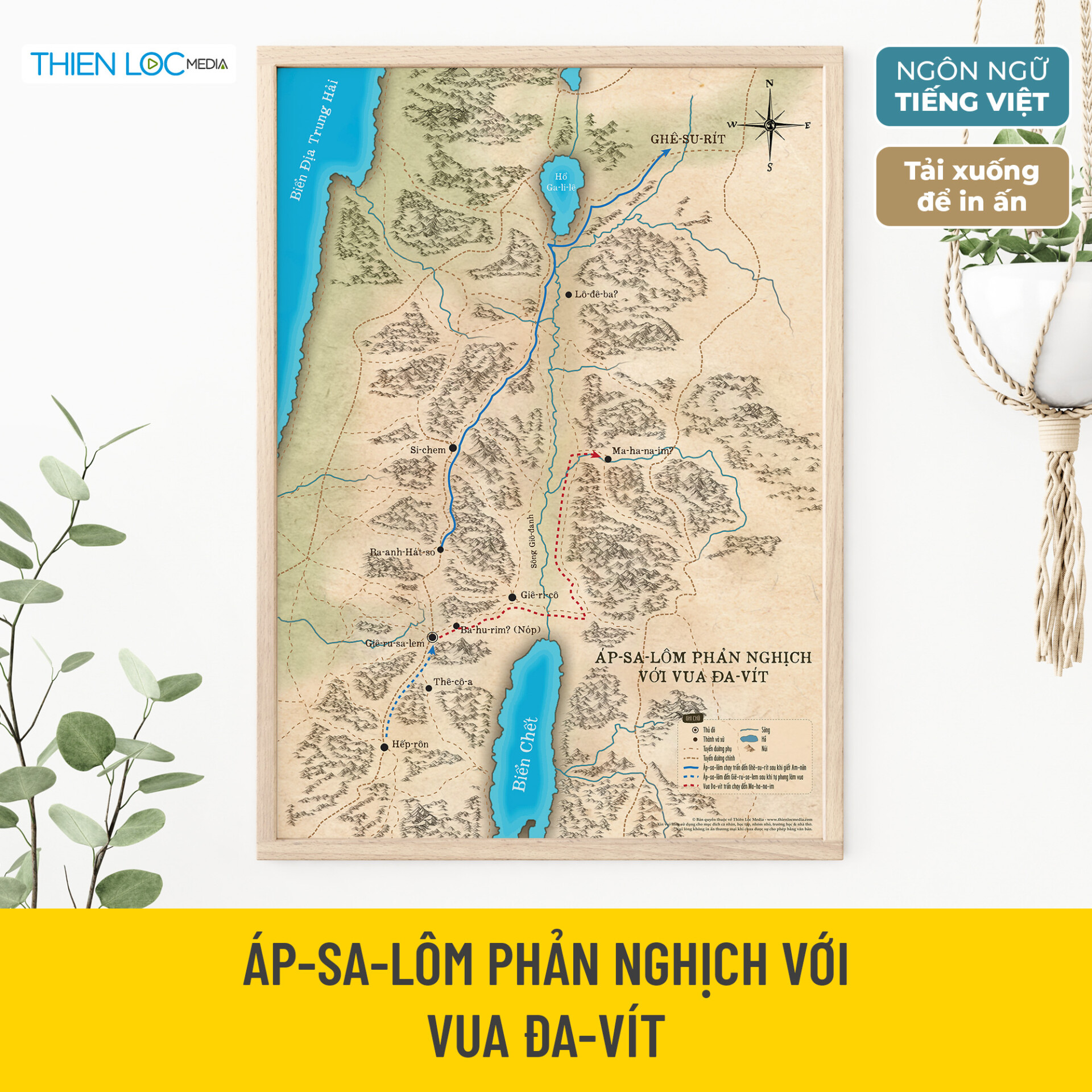 Áp-sa-lôm phản nghịch với Vua Đa-vít (Tải xuống để in)