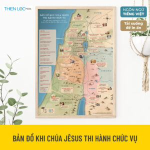 Bản đồ khi Chúa Jêsus thi hành chức vụ (Tải xuống để in)