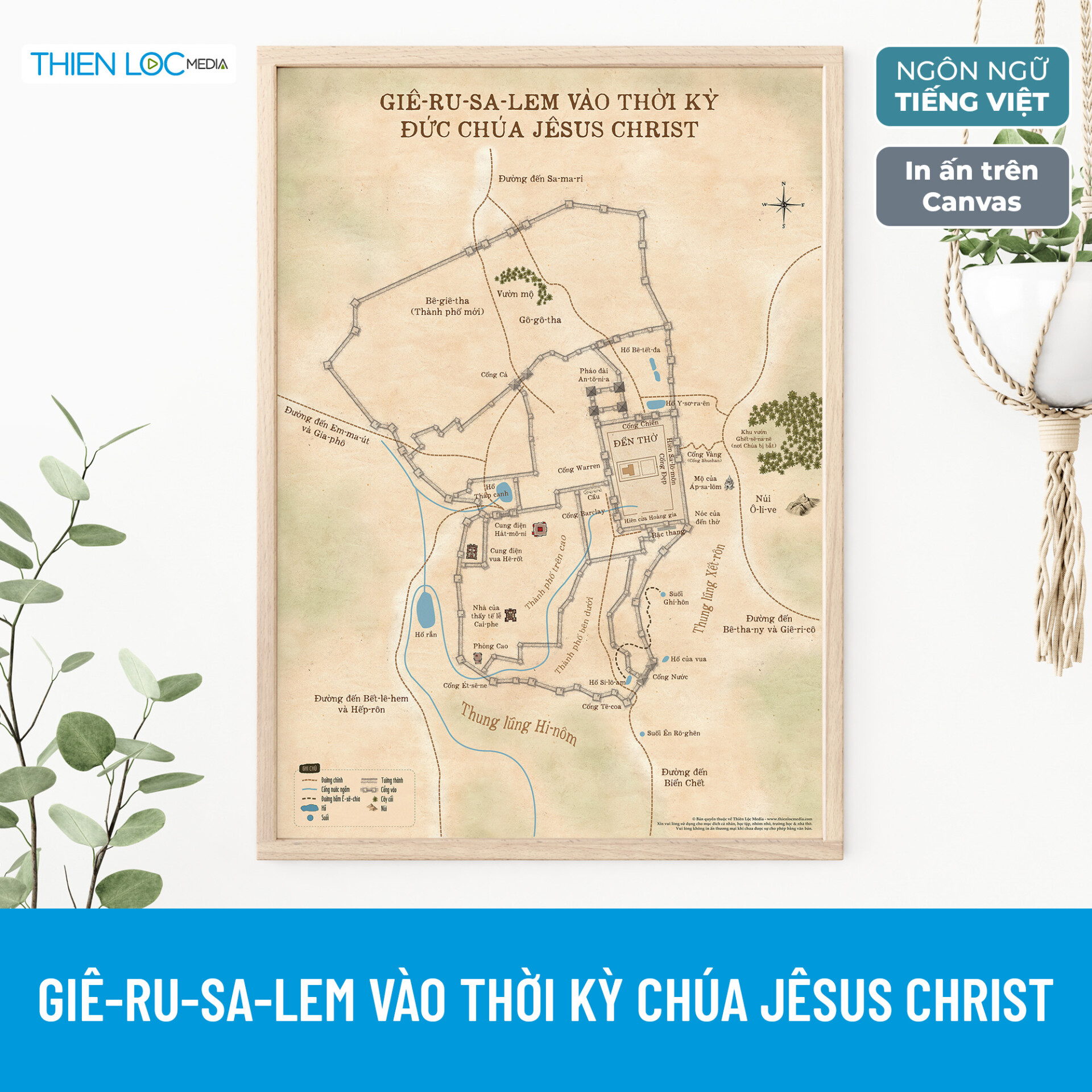 Giê-ru-sa-lem vào thời kỳ Đức Chúa Jêsus Christ (In Canvas)